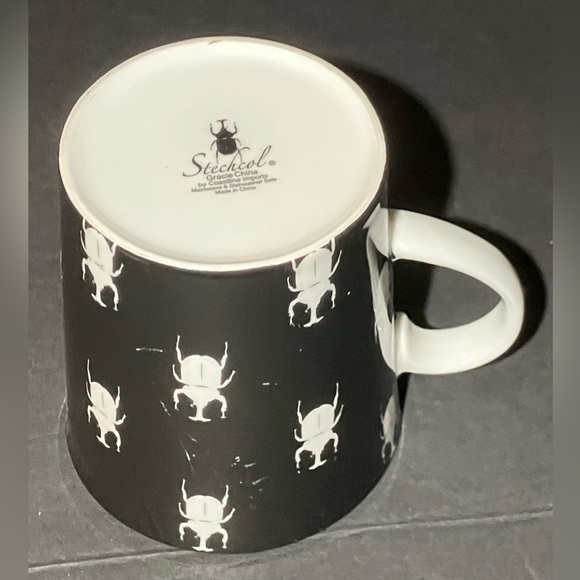 Stechcol Gracie Bone China Mug Beetle Bug Insect Entomology *Beetlejuice Lovers* - Picture 6 of 8